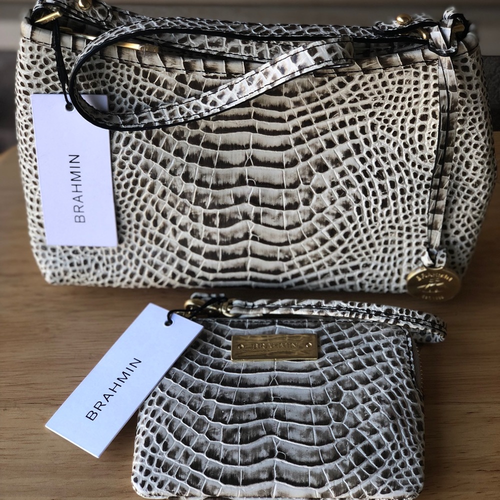 Brahmin bag and wristlet
